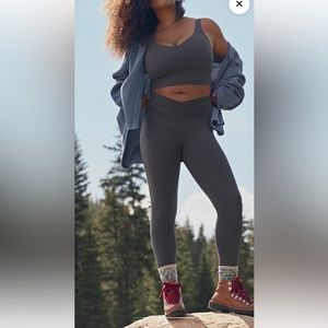 OFFLINE By Aerie Real Me High Waisted Crossover Legging‎ BLUE -large